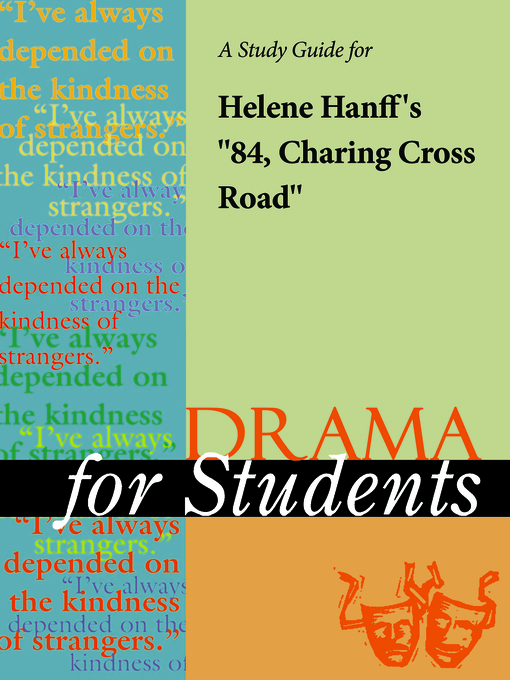 Title details for A Study Guide for Helene Hanff's "84 Charing Cross Road" by Gale, Cengage Learning - Available